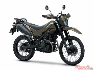 カワサキ新型「KLX230 DF」登場！　無骨×実用のデュアルパーパス