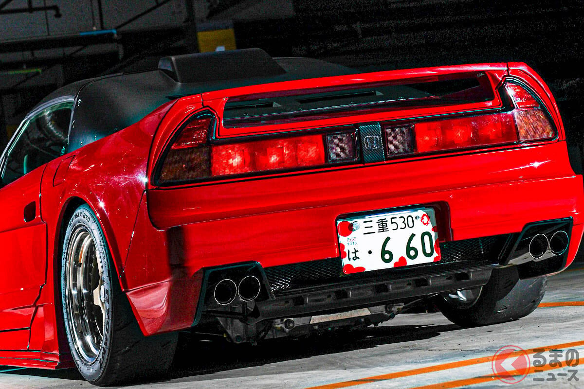 ホンダ「“ミニ”NSX」!? 143万円で“軽規格超え”の「S660」に大変身し話題に!? パカッと開かない方式で「リトラ」も完全再現なワイズスクエア「NS660」に「欲しすぎる」「めっちゃイイ」声も