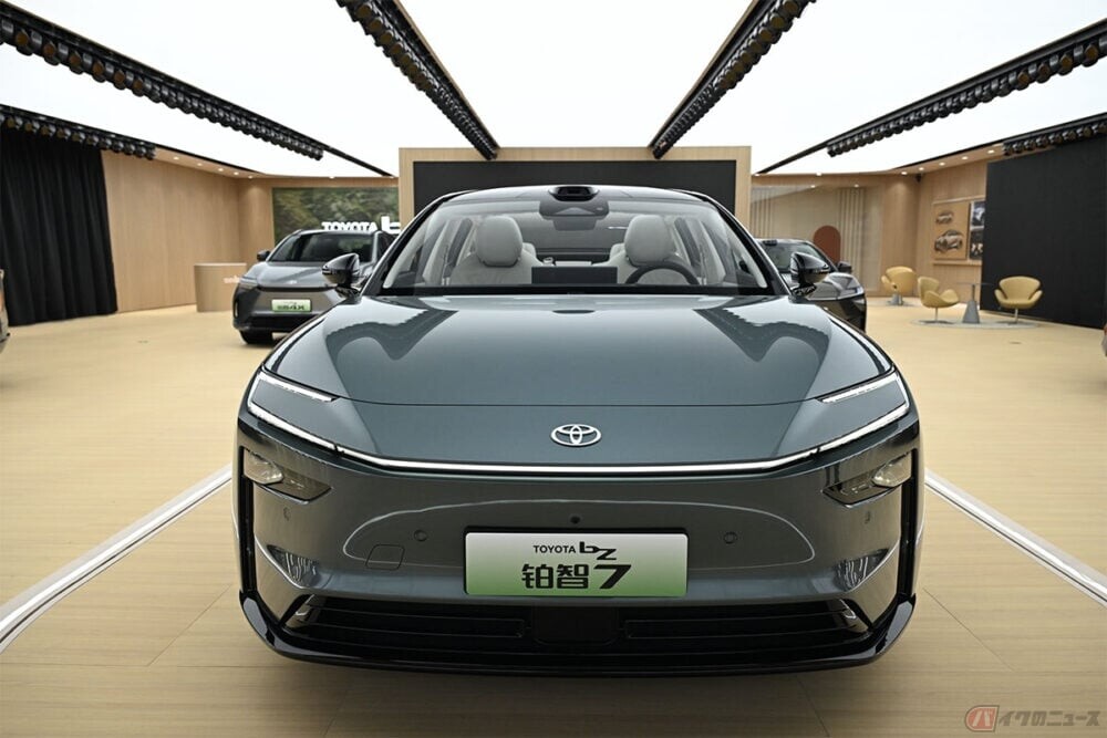 カーボンニュートラルの実現に向けて！ トヨタが中国市場向け新型BEV「bZ7」を世界初披露