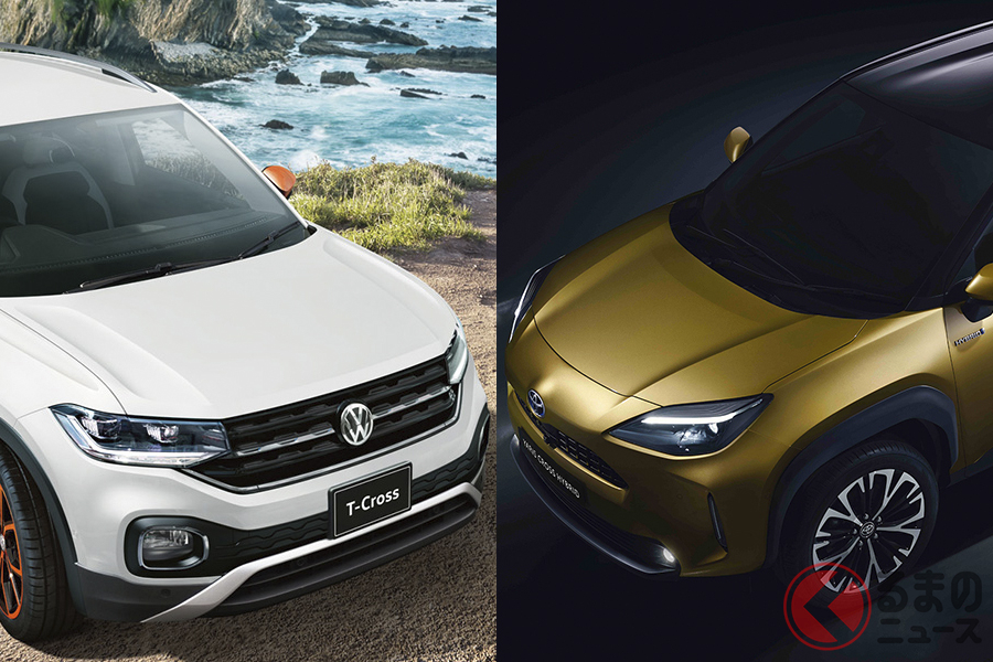 世界初公開で注目のトヨタ ヤリスクロス と人気の輸入車 Vw Tクロス を比べてみた くるまのニュース 自動車情報サイト 新車 中古車 Carview
