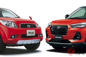 新型小型SUV「ロッキー／ライズ」は13年でどう進化？ ダイハツ／トヨタの前身モデルと比較