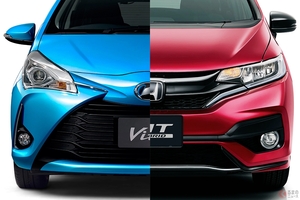 人気コンパクトカー　ホンダ「フィット」 vs トヨタ「ヴィッツ」の室内空間、燃費から価格まで徹底比較