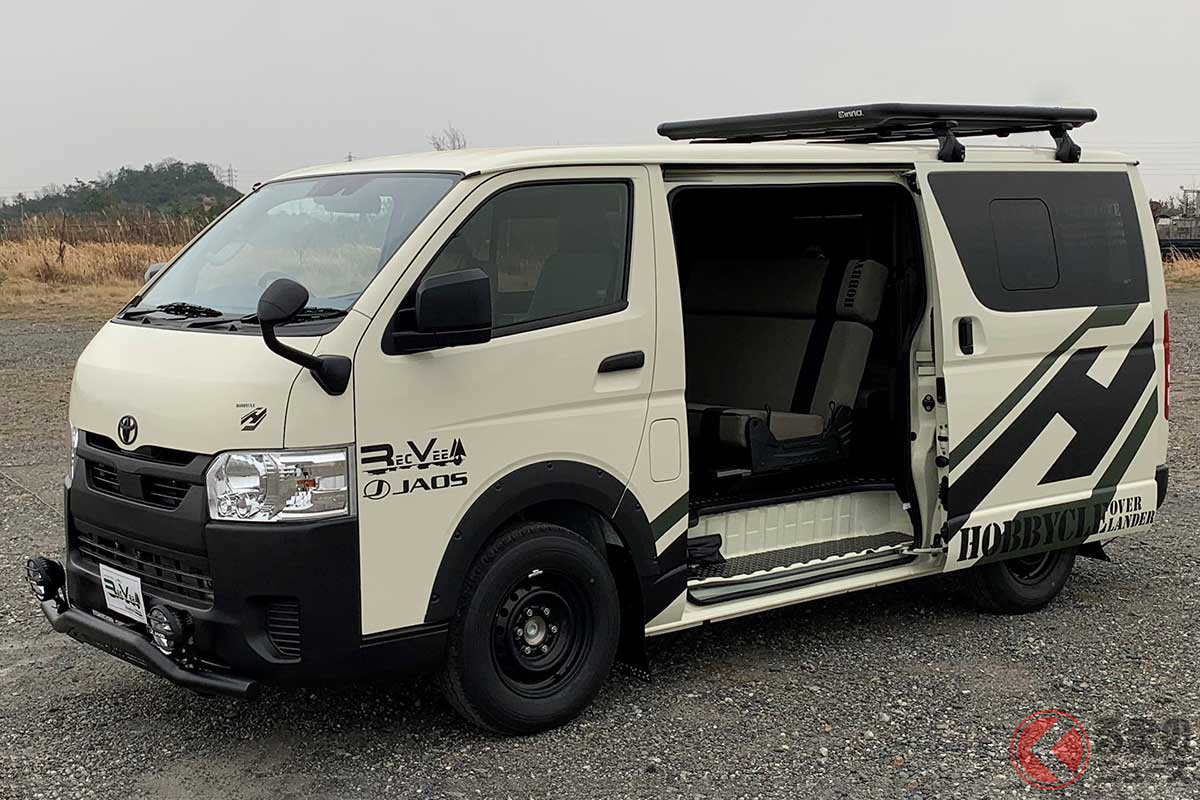 ゴツくてカッコいいトヨタ ハイエース のキャンピングカー登場 ナローボディで扱いやすさ くるまのニュース 自動車情報サイト 新車 中古車 Carview