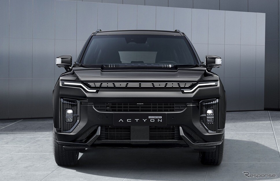 KGMのSUV『アクティオン』新型にハイブリッド、市街地は9割EV走行可能…韓国発売