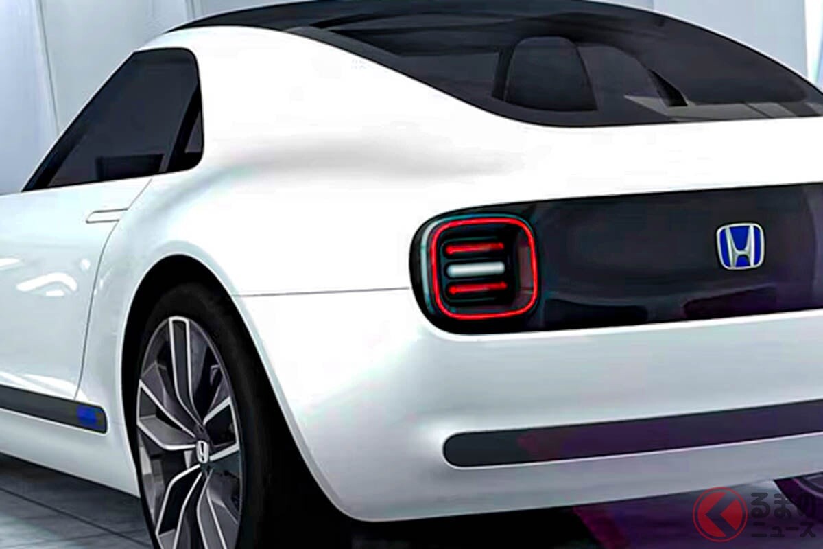 ホンダの「2ドアスポーツカー」がスゴかった！ ロングノーズ＆美麗ボディの“コンパクト”な「後輪駆動モデル」に反響多数！ ライトウェイトで楽しそうな「スポーツEV」コンセプトが話題に