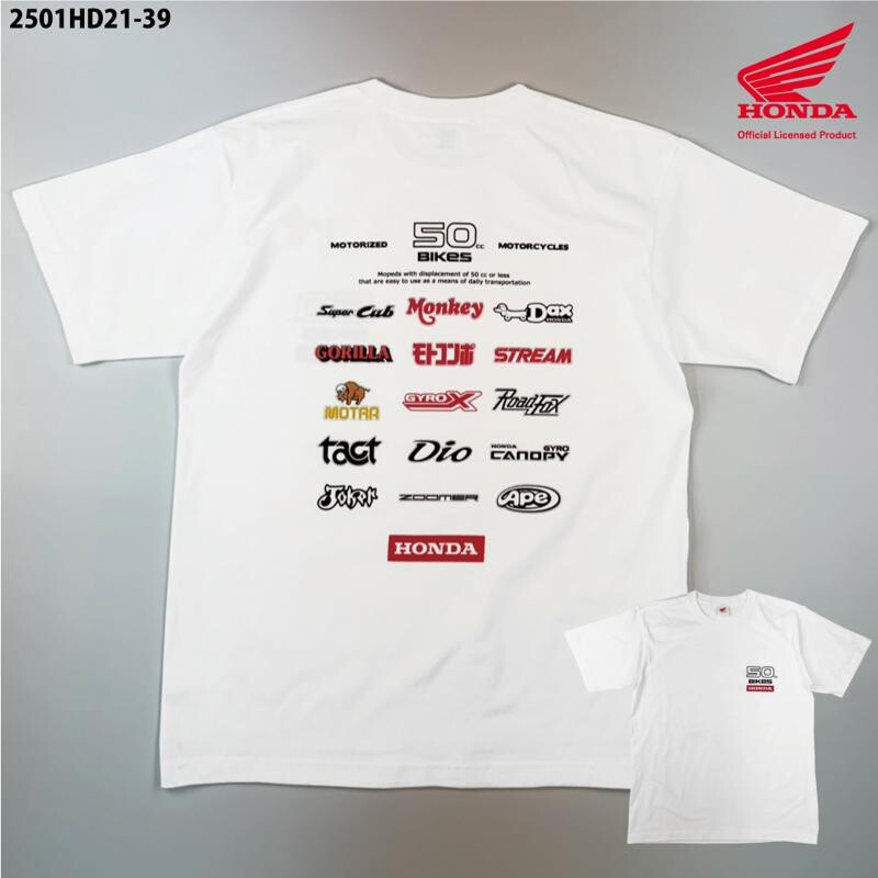 ありがとう50cc！ CAMSHOP.JP の「HONDA 50cc BIKES LOGO Tシャツ」がハンズ名古屋店 男の書斎 にて取り扱いスタート