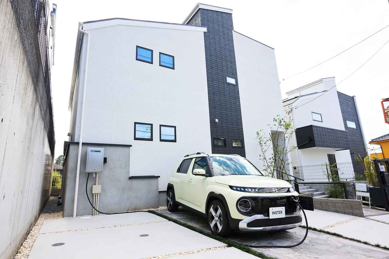 EVのインスターが付いてくる新築分譲住宅が販売された