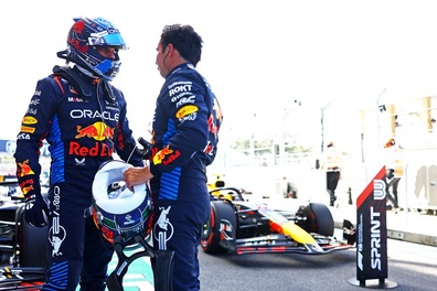 スプリント予選首位のフェルスタッペン、状況の変化に苦戦「これで最速なんて驚いた。皆に何が起きていたのか」F1第6戦