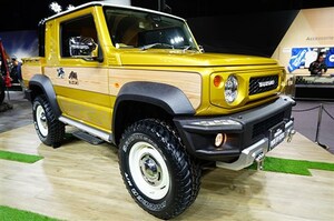 【東京オートサロン2019】スズキは完成度高い「ジムニーシエラ ピックアップ スタイル」やスイフトスポーツのカスタムモデルを展示