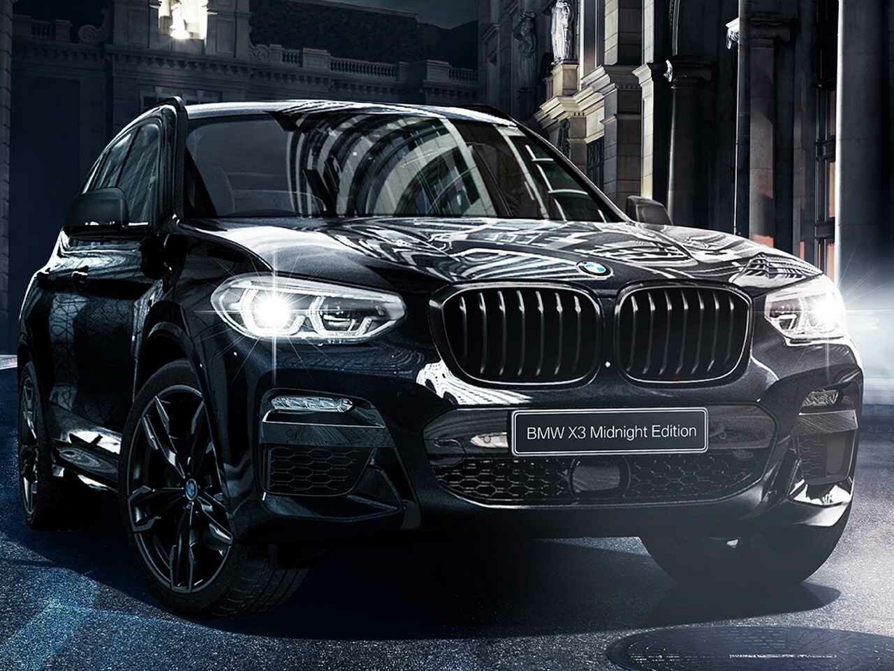 BMW X3 xDrive20dミッドナイトエディションは130台限定。ボディカラーもグリルも外観はすべて“黒”