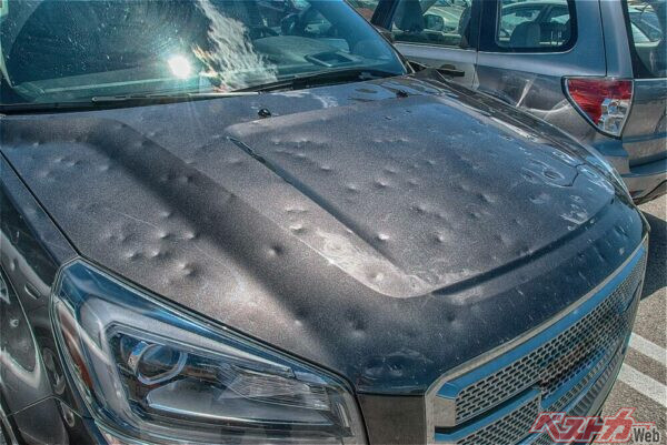 愛車をボコボコにする雹の季節到来！　保険は使える？　ボディを守るグッズはないのか!?