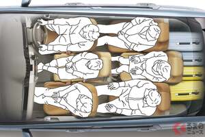 ホンダ斬新「“2列6人乗り”ミニバン」に注目！ 「シエンタ」サイズのボディに「前列3人掛けシート」がスゴイ！ 前のめりな“前傾デザイン”も特徴的！ “クセ強”モデル「エディックス」って？