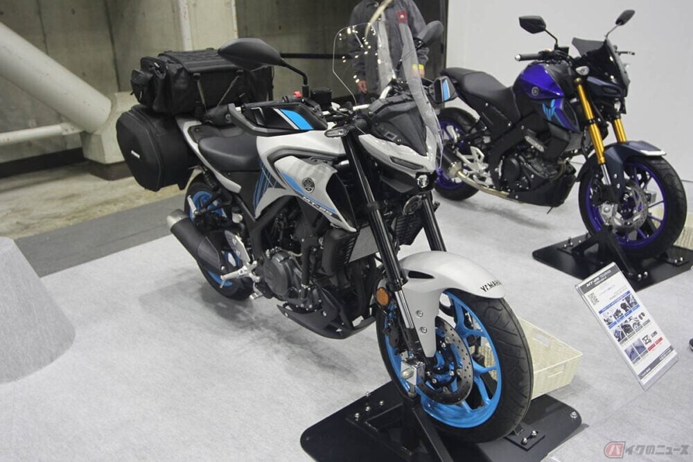 そのままツーリングに行けちゃうオトクなパッケージが登場!! ヤマハ「MT-03／MT-25」新型発売 新たに「Touring」も登場【大阪MCS】