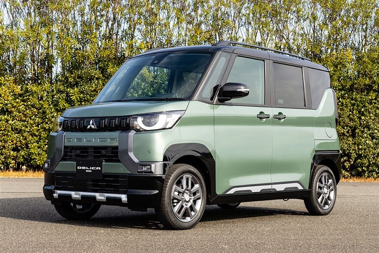 【東京オートサロン23】本日予約注文開始のデリカミニには軽らしからぬ迫力ボディ