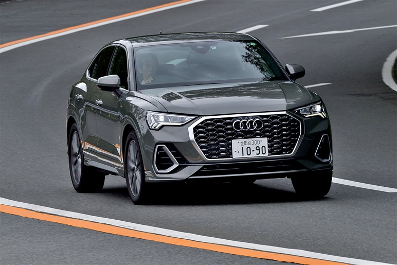 新型アウディ Q3スポーツバック試乗。ブリスターフェンダーで大きく見えるデザインのコンパクトSUV