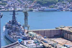 「艦艇」に全集中！大型商船は「作りません」 造船の街“稼ぎ”の変化が浮彫りに 三菱長崎