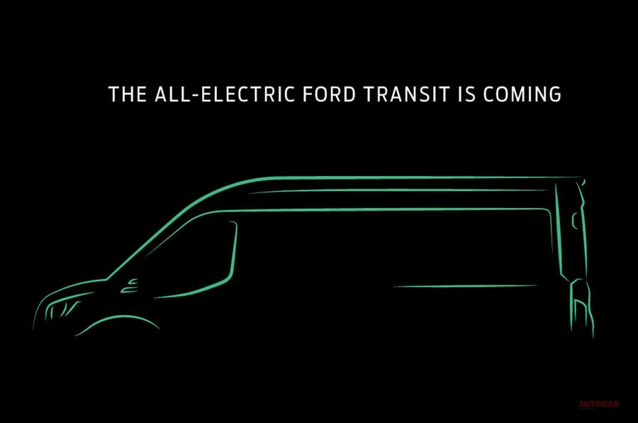 【より充実したコネクティビティ】フォード　新型トランジット　EV商用バン　2022年発売　北米