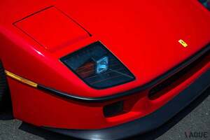 落札予想は5億円超え!? 34年前の「真っ赤なF40」が米国オークション登場 走行距離わずか2737kmの“極上フェラーリ”とは