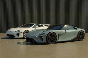 レクサス、次期EVスーパーカーの名称を『LFA』に決定　全高1.2m弱のコンセプト公開　全固体電池搭載か？【UK編集部の視点】