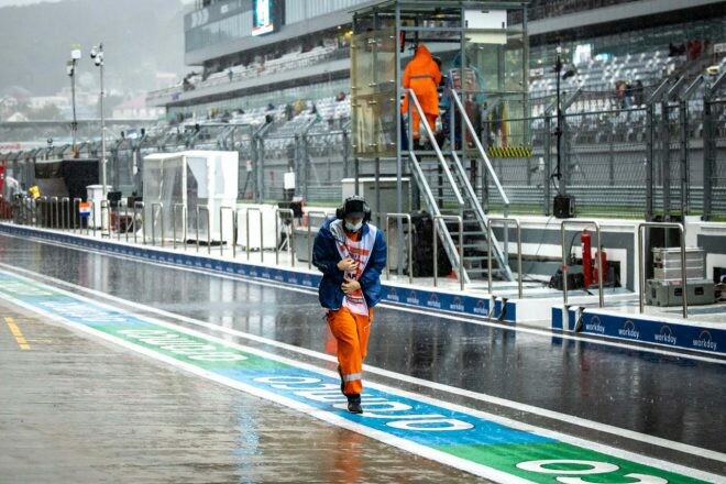 悪天候のためレース2は中止に。レース3は計画どおり日曜の開催予定【FIA-F3第7戦ロシア】