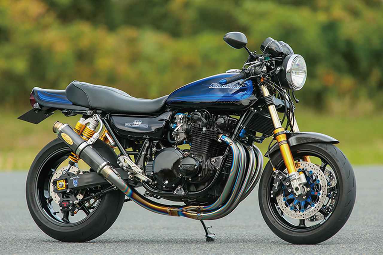 アメリカンドリームz1 カワサキz1 ハードパーツもボディのカラーに合わせて色づけ Heritage Legends Webオートバイ 自動車情報サイト 新車 中古車 Carview