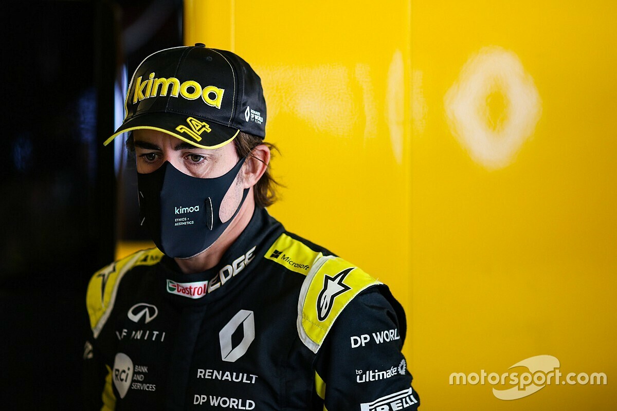 F1復帰のフェルナンド・アロンソ、テストには参加とCEOが認める。2月中旬に上あご骨折の負傷