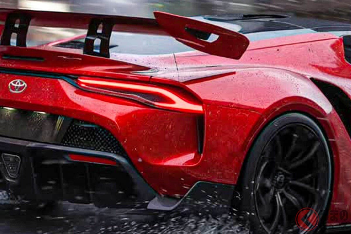 トヨタ新型「MR2」!? 迫力のワイド＆ローボディ×巨大リアウィングに「即買い！」「迫力やばい」声も！ 高性能4WD仕様？な次期型予想CGが話題に