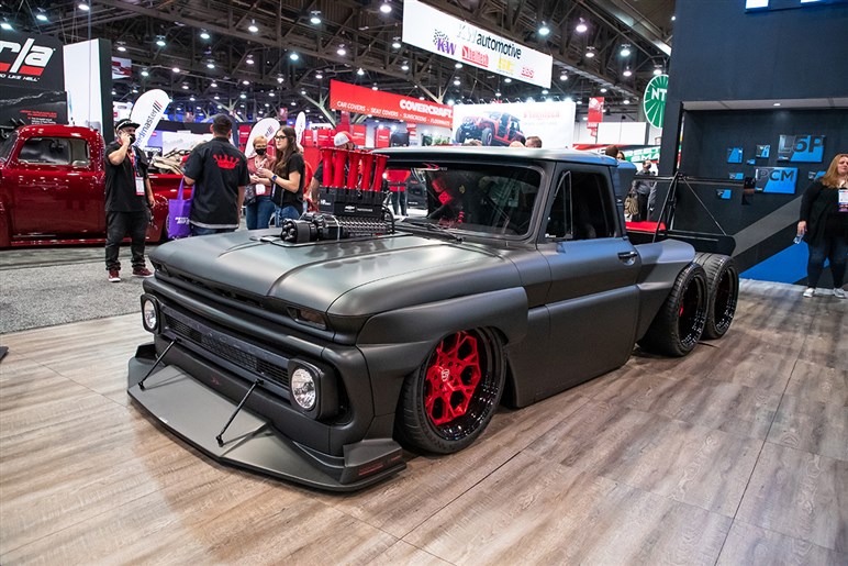 1000馬力6輪トラックにv10スープラ 熱々メリケンカスタムをご覧あれ Sema21レポその1 Carview 4ページ目 自動車情報サイト 新車 中古車 Carview