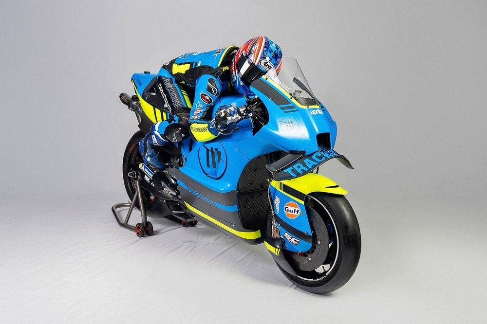 最新 トラックハウスレーシング 小椋藍 応援フラッグ motogp アプリリア 小椋藍の愛機がお披露目！ トラックハウス、2025年のMotoGP