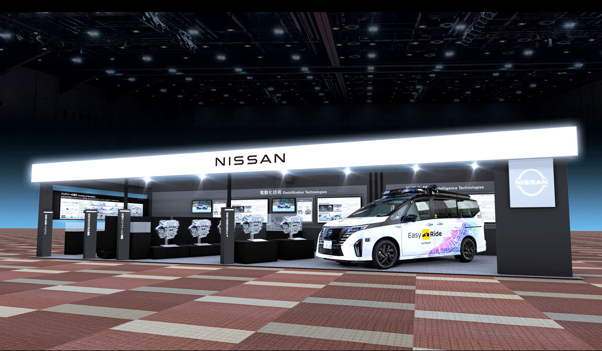 【人とクルマのテクノロジー展2025】日産　最新の電動化技術と知能化技術を展示