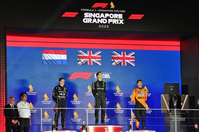 「これほど早い時期の戴冠は素晴らしい成果」「予選でのマシンのいい感触を維持できた」／F1第18戦決勝コメント（2）