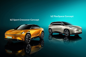 トヨタがBEVのコンセプトカー「bZ Sport Crossover Concept」「bZ FlexSpace Concept」を公開