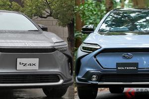 何が違う？ トヨタ新型「bZ4X」とスバル新型「ソルテラ」の詳細発表！ 斬新デザイン＆数値で見る両者の個性とは