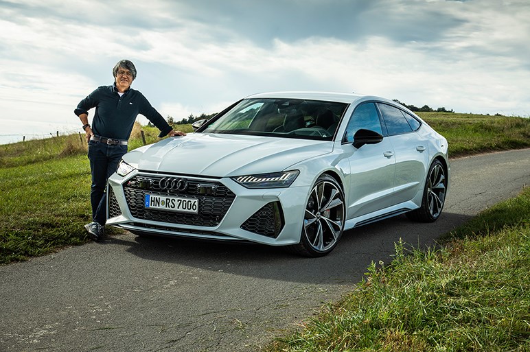 新型アウディrs7は全長5m超 全幅2m弱の大型ボディを持ち最高速は305km H Carview 自動車情報サイト 新車 中古車 Carview