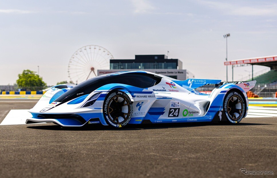 ボッシュ、最新水素レーシングカー『H24EVO』発表…ルマン24時間レースでデモ走行へ