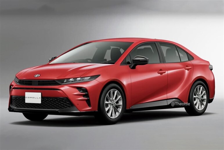 【クラウン顔を採用？】次期「カローラ」は新エンジンでかなりスポーティ。PHEVも設定し26年以降登場か