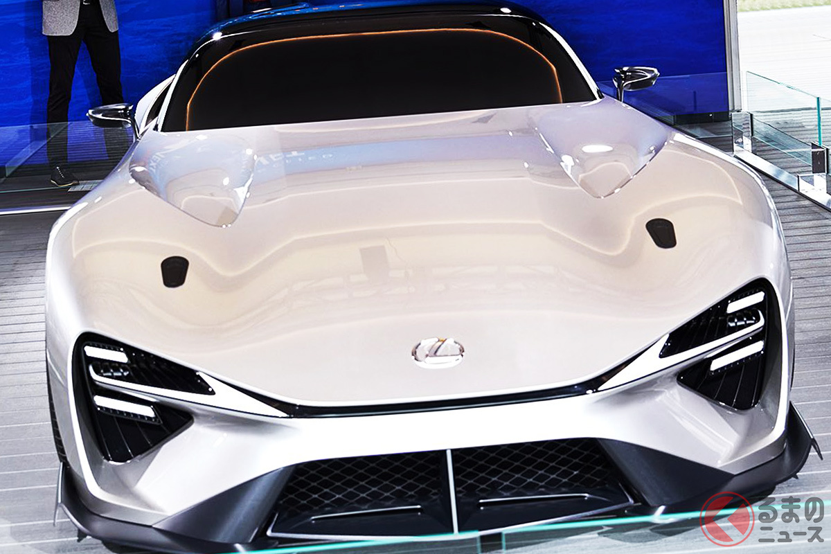 レクサスが 美しいスポーツカー の実車公開 次期型lfa なのか エレクトリファイドスポーツ を米市場で初披露 くるまのニュース 自動車情報サイト 新車 中古車 Carview