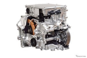 トヨタ『bZ4X』改良新型、アイシンやデンソーが共同開発の「eAxle」搭載…電費向上に貢献