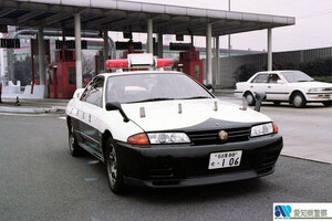 魅惑のR32「スカイラインGT-R」パトカー 公式SNSで公開 愛知県警