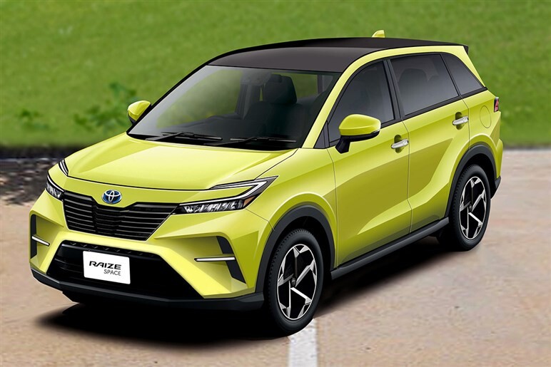 【派生モデル登場か？】トヨタ「ライズ」に7人乗りモデル追加へ　車名は「ライズスペース」で商標出願済み