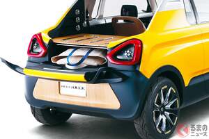 スズキ「次期型マイティボーイ!?」がスゴイ！ 斬新すぎる「“4人乗り”軽トラ」はアウトドアに大活躍の“万能モデル”！ 開放的な「キャンバストップ」も搭載した「マイティデッキ」とは！