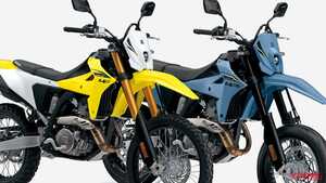 スズキ新型新型「DR-Z4S」「DR-Z4SM」発売決定！ 軽量ハイパワーの400ccトレール/モタード