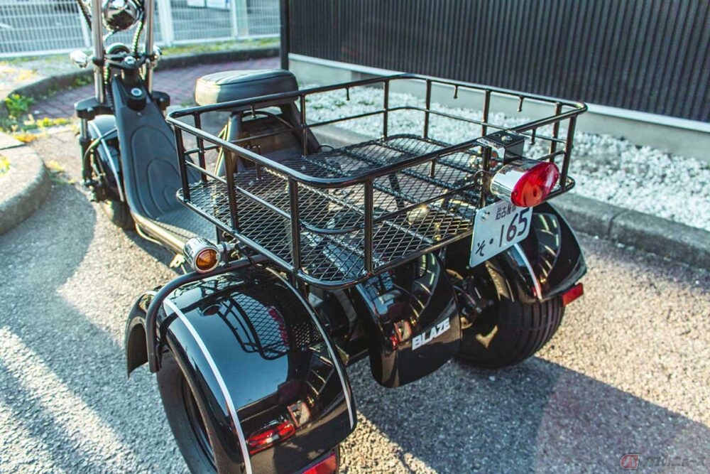 普通免許で乗れる「ブレイズ EVトライク」 限定10台の特別仕様車が登場