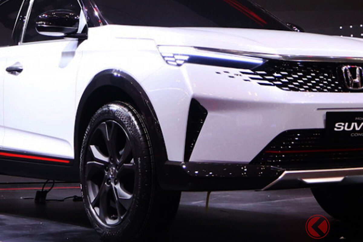 世界初披露のホンダ新型SUV「RS」は斬新フェイスで公開!? RS仕様多数設定の尼市場で登場に期待大！