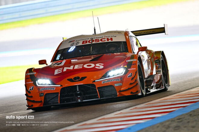 もてぎでGTE主催合同テストがスタート。初日はENEOS X PRIME GR Supraがトップタイム