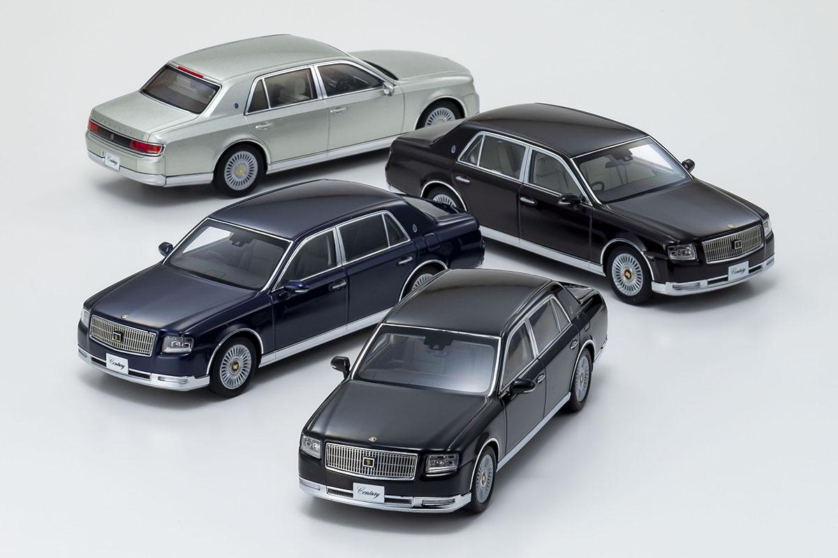 京商の人気車種 トヨタ センチュリー が43分の1スケールで発売 全４色をラインアップ Web Cartop 自動車情報サイト 新車 中古車 Carview