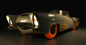 グッドイヤー、発光する半透明タイヤを「ゴールデン サハラ」に装着
