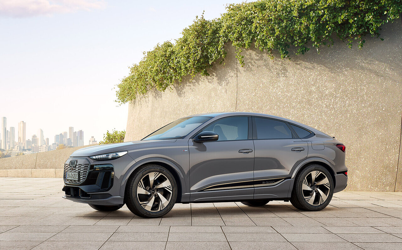 リアをダイナミックに絞り込んだ電動ミッドサイズSUVクーペが上陸