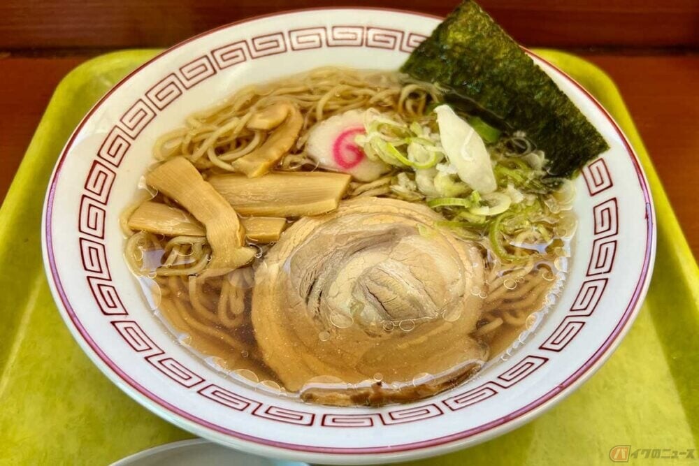 昔懐かしい中華そばの味に「ホッ」　中央道「初狩PA」人気NO.1に偽りナシ!!　バイクで行く高速道路グルメ