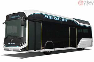 燃料電池バスのコンセプトモデル「SORA」発表　市販型は2018年発売予定　トヨタ
